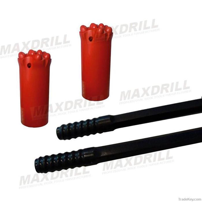 Rock drilling tools