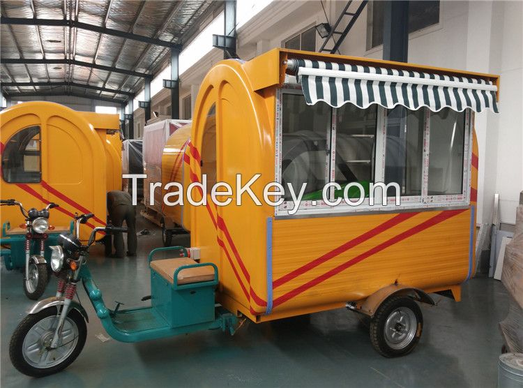 Mobile Ice Cream Cart Electric Tricycle Food Carts YS-FV175C