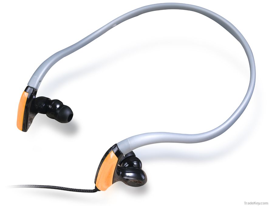 2013 best sport headphone with waterproof headphone function