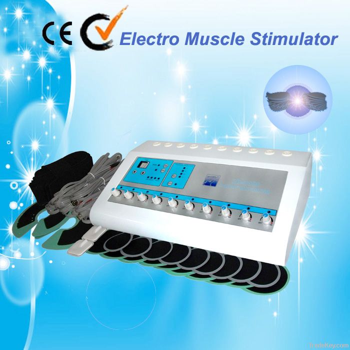 Magic electronic muscle stimulator massager stimulate slimming machine