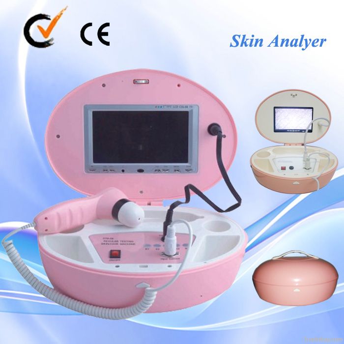 Red-color skin and hair analysis machine