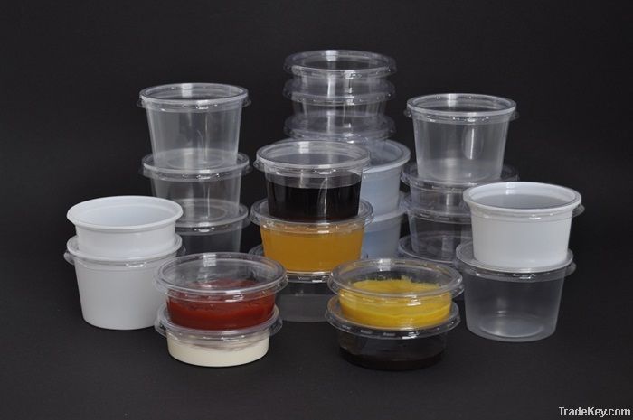 Disposable Plastic Sauce Cups