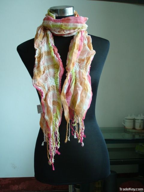 LADY PRINTED SCARVES 100%COTTON