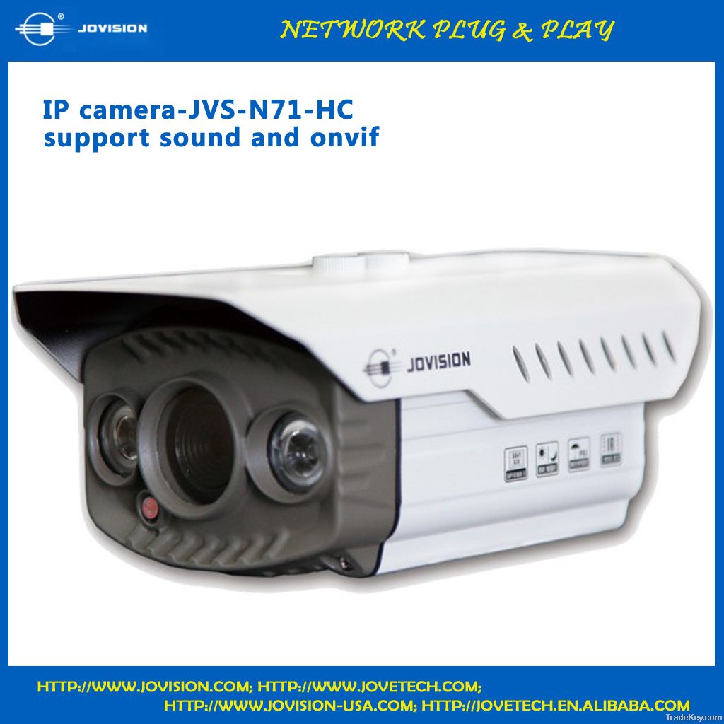 IP camera, support onvif, sound, no need static IP/DDNS/port forwarding!