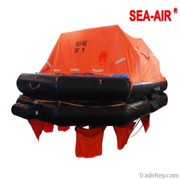 Solas approved inflatable life raft with 30 person