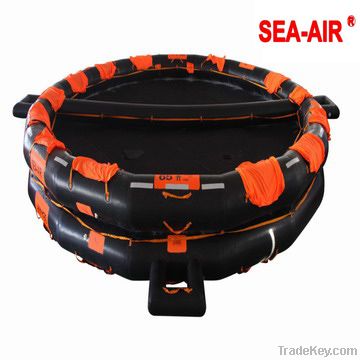 HSC2000 inflatable life raft with 65 person