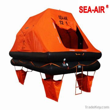 Leisure yachting inflatable life raft with 12 person