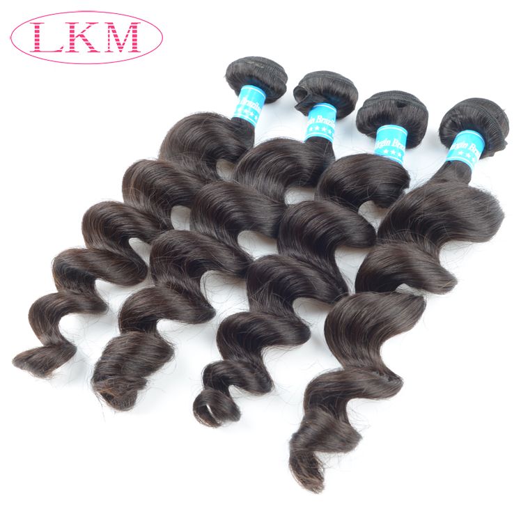 full cuticle aligned hair 9a brazilian loose wave hair weave