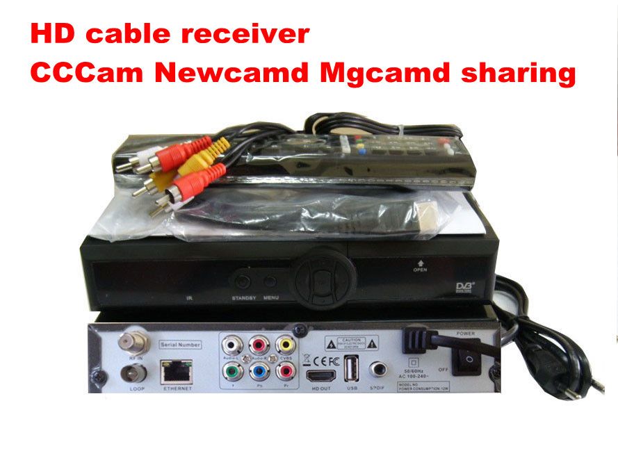 Original set top box digital cable receiver HD TV with cccam newcamd sharing for UK