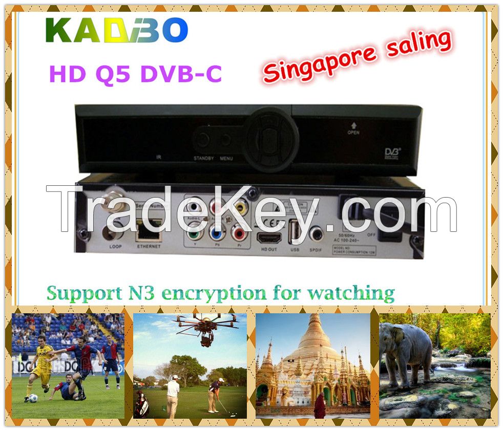 HD Q5 pvr Singapore Cable TV Receiver box support N3 starhub HD&amp; EPL, New Sports channels