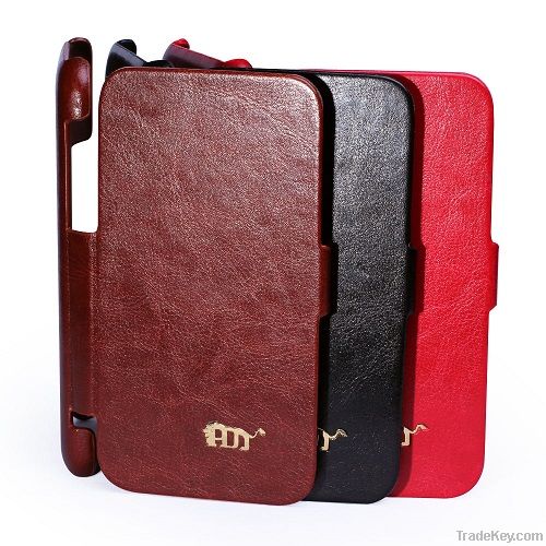 PDN CASE Samsung N7100/Note2 Book Style Genuine Leather Case