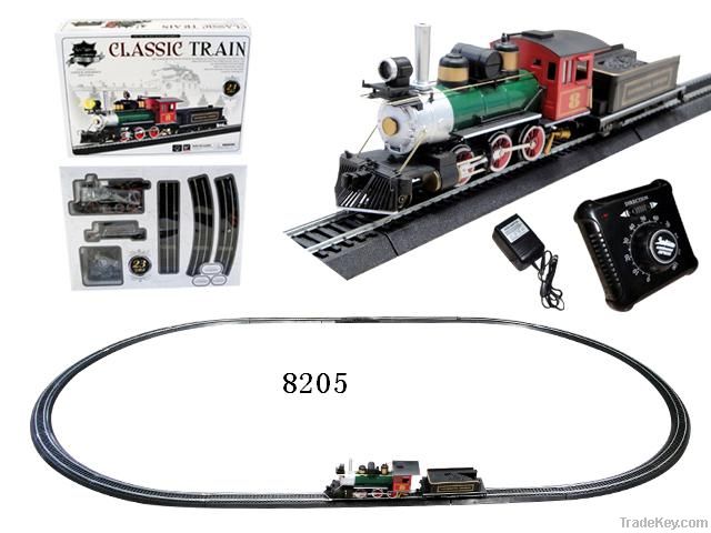 The simulation alloy electronic speed track model train set