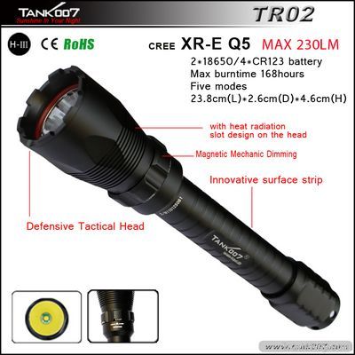 Diving Flashlight Cree Q5 LED Diving Torch with Competitve Price
