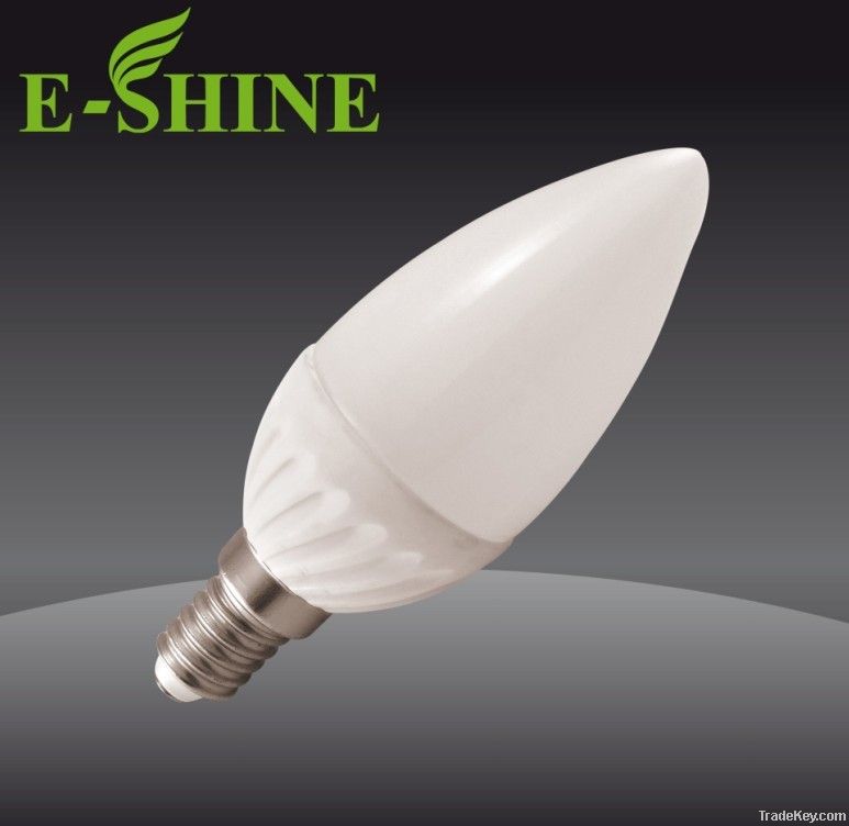 Ceramic LED candle bulb lamp