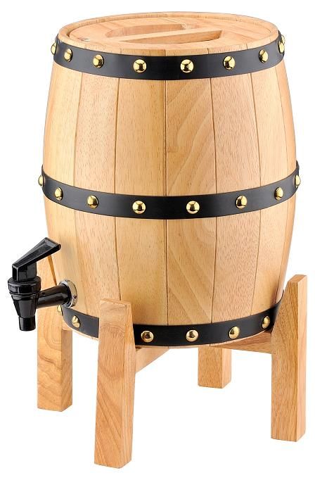 Wooden Draft Beer Bucket, Oak Beer Barrel, Beer Dispenser