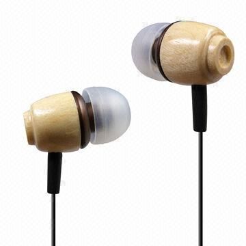 in-Ear Wooden Earphones for iPod and MP3 Player (EP322)
