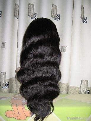 Wholesale Indian remy hair Silk Base(hidden knots) full lace wigs