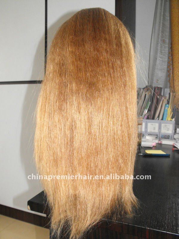 Cambodian Hair Kinky straight Full Lace Wig