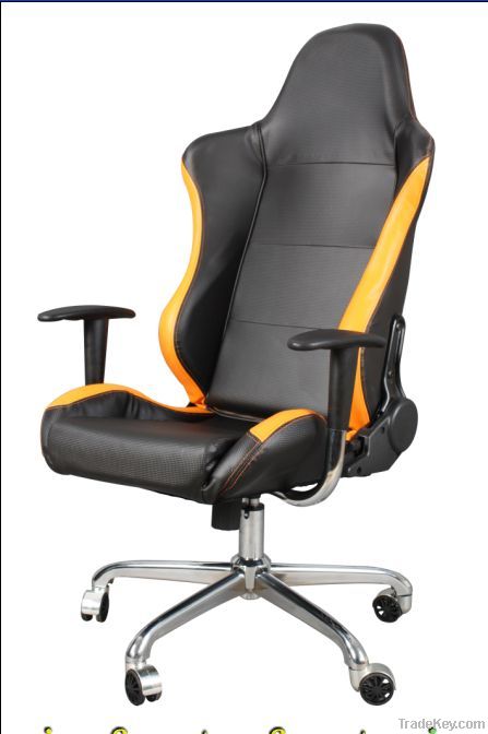 High back swivel rocker racing chair OS--7213