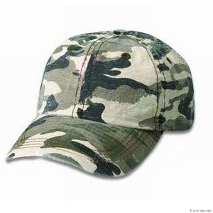 Fashion 6panels Camouflage Caps, Camo Base Cap&hat