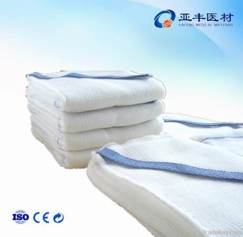 Non-sterile absorbent lap sponges