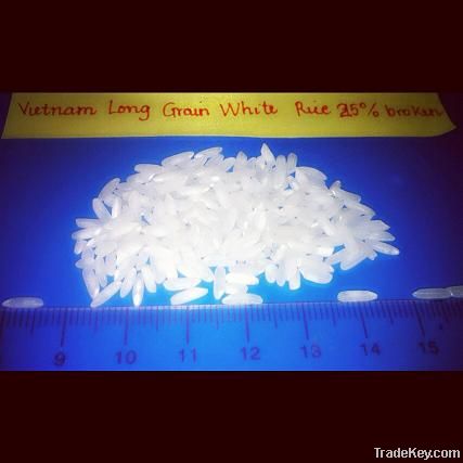 Long grain white rice  25%broken