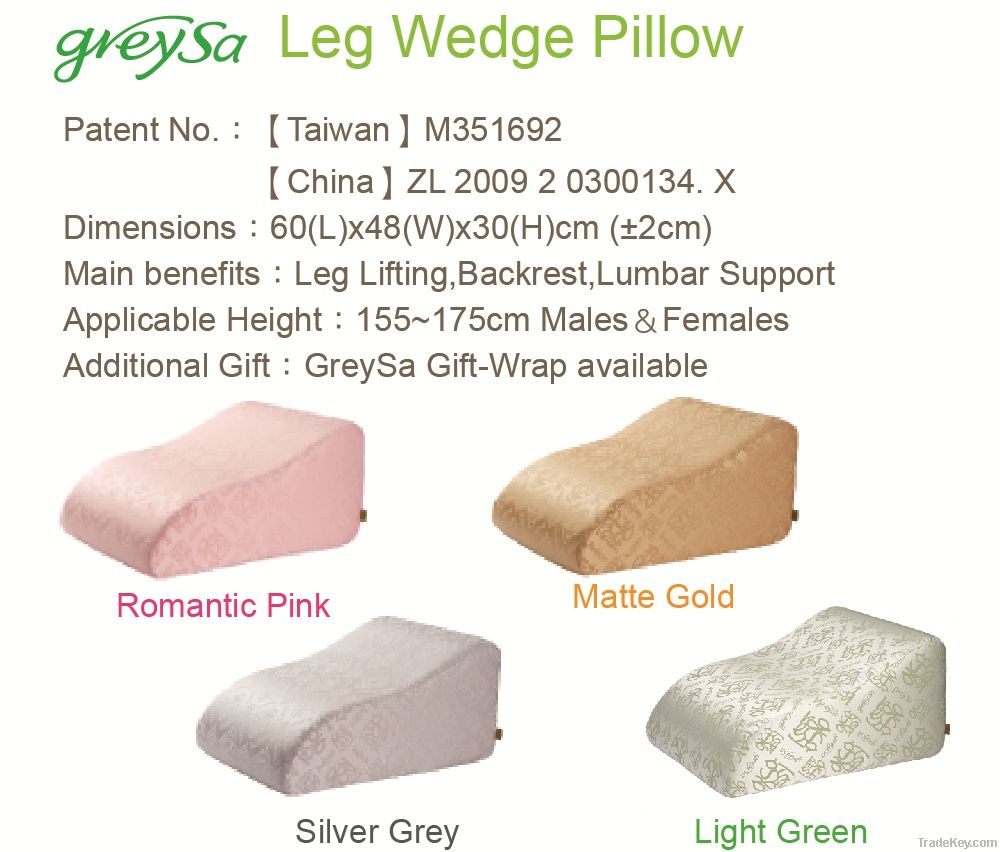 Leg Wedge Pillow-Light Green