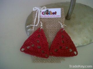 Crochet Earrings/Necklace