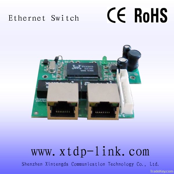 RTL8306S 3port 10/100M Ethernet Switch Module