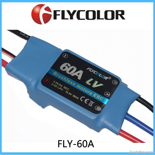 FLYCOLOR 60A 2-6S SBEC 5.5V/4A ESC for RC aircraft &amp; helicopter