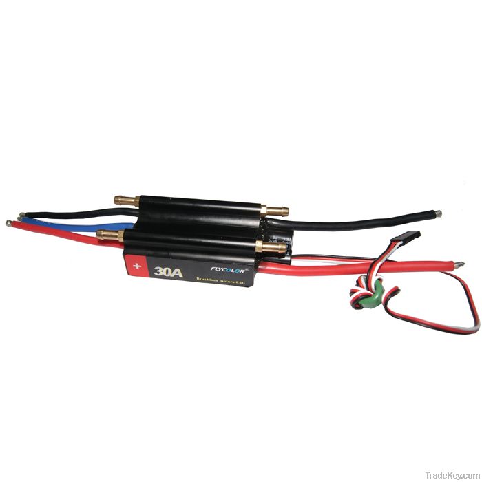 FLYCOLOR 30A 2-4S UBEC 5V/2A ESC for RC boat &amp; ship