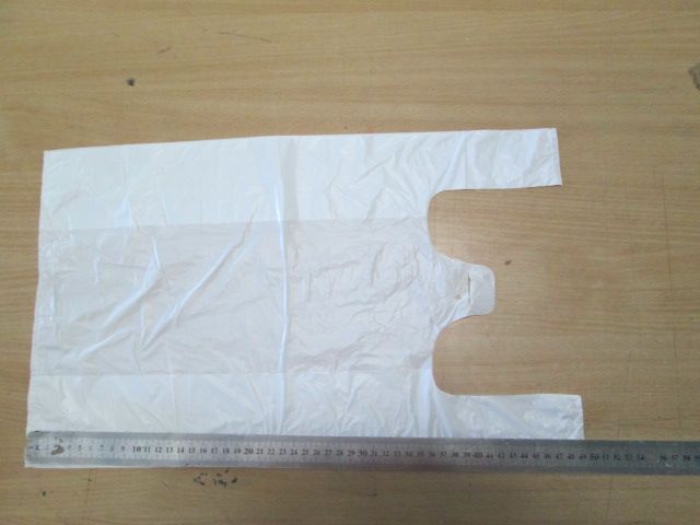 hdpe transparent or white tshirt bag unprinted