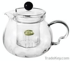 hand-brown heat-resistant glass coffee/teapots
