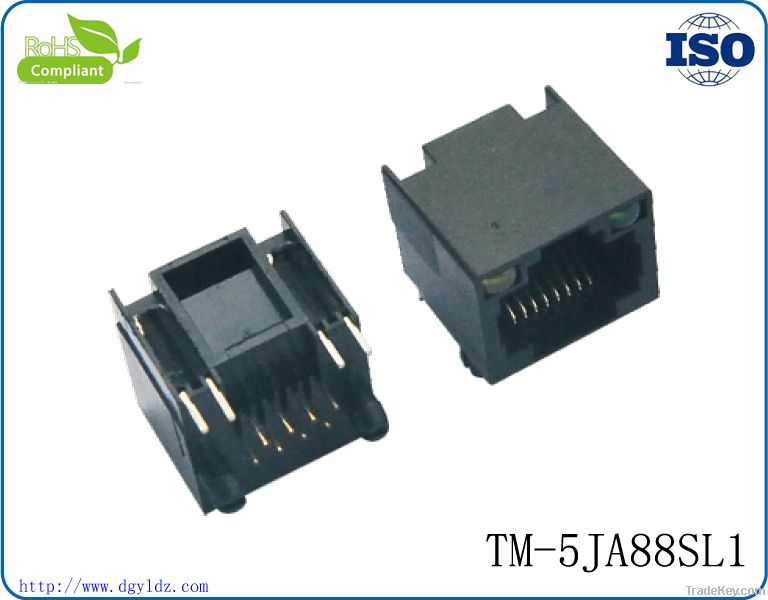 rj45 connector with 90 degree