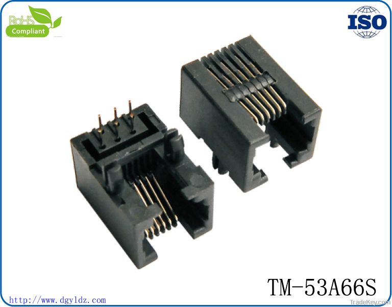 6pin rj11 connector with shield