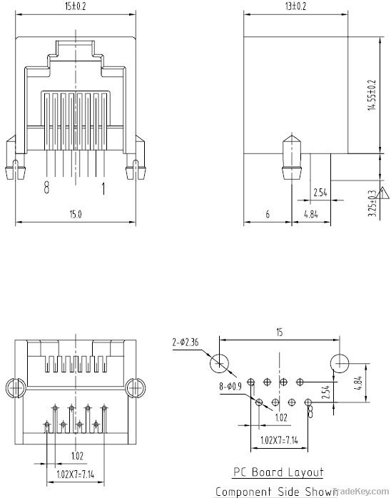 rj45 connector without shield