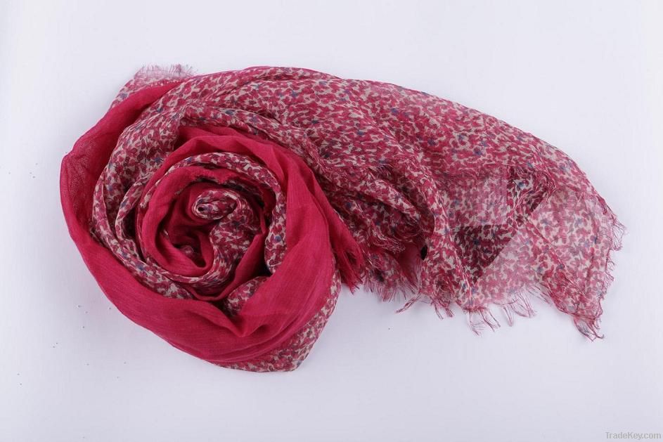 Floral scarf for lady