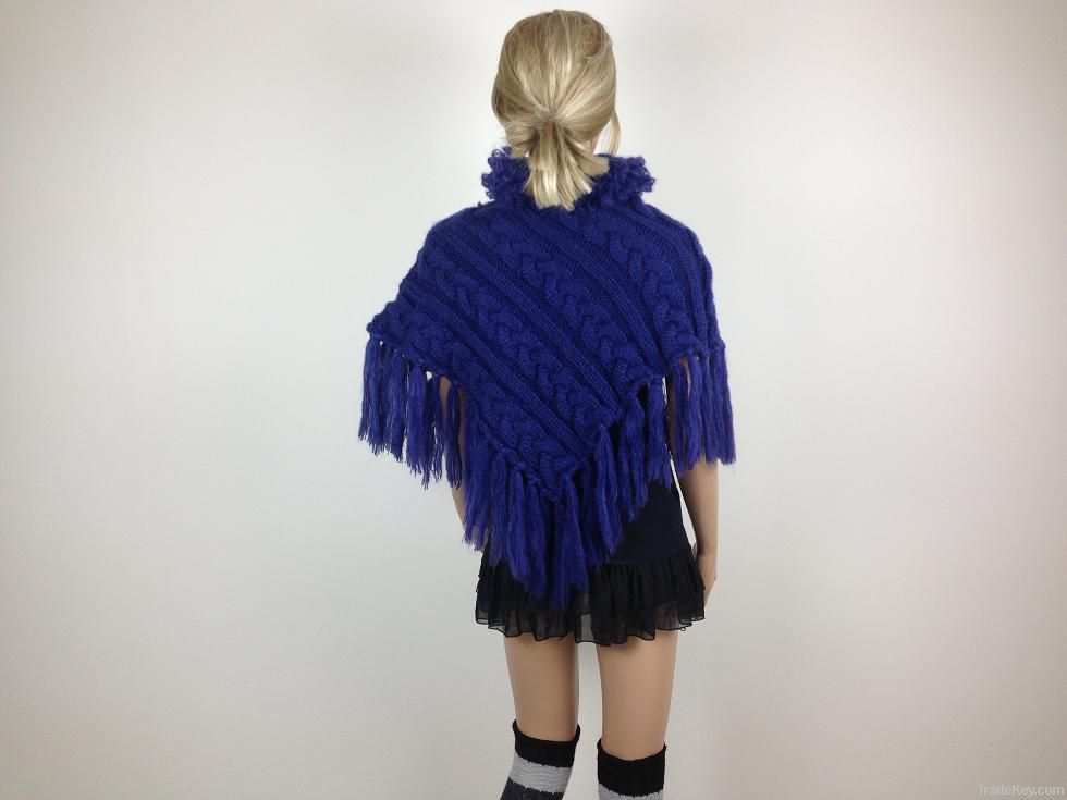 Fashion cable shawl