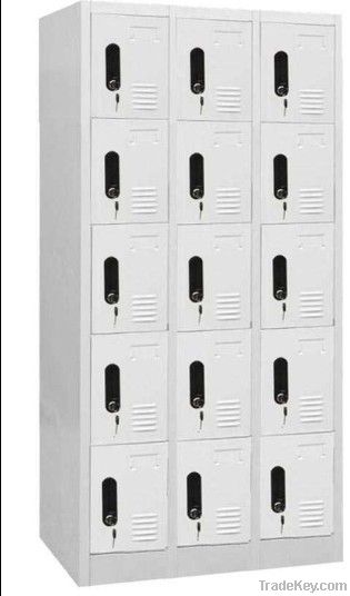 Coloful 15 doors steel storage cabinet