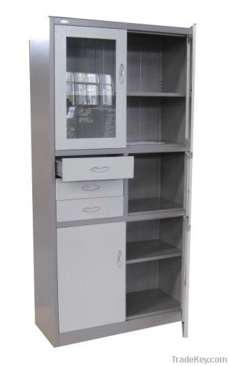 Glass sliding/swing door Steel Filing Cabinet