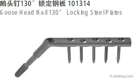 dynamic hip screw and Goose Head Nail130ÃÂ°Locking Steel Plate