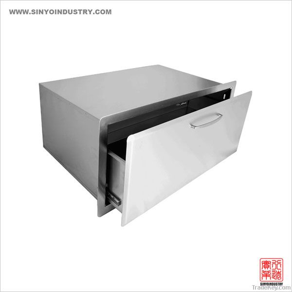 Stainless Steel 30 Single Storage Drawer For BBQ Islands