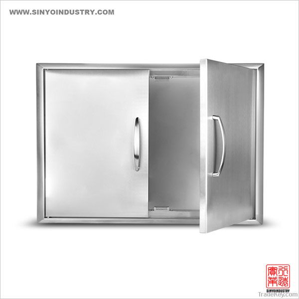 31 Inch Double Access Door Stainless Steel