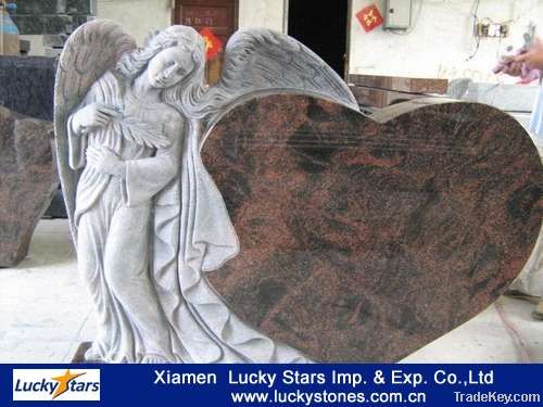 High Quality Cheap Stone Angel Tombstone