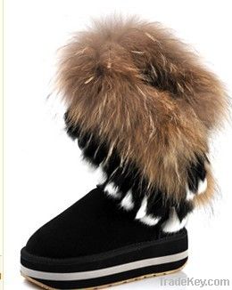 Big fox wool snow boots