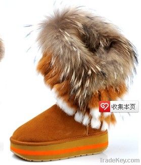 Big fox wool snow boots