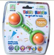 plastic toys, baby rattles