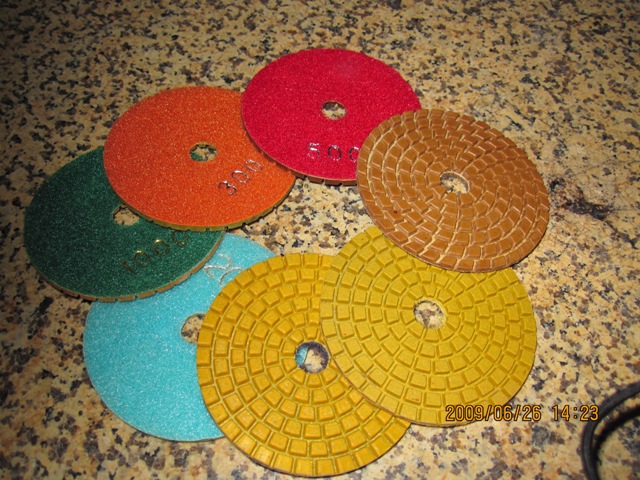 diamond flexible polishing pads