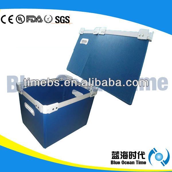 Corrugated plastic turnover box ,fluted pp tote ,coroplast tote