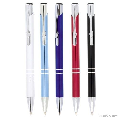 metal push ball pen for promotion